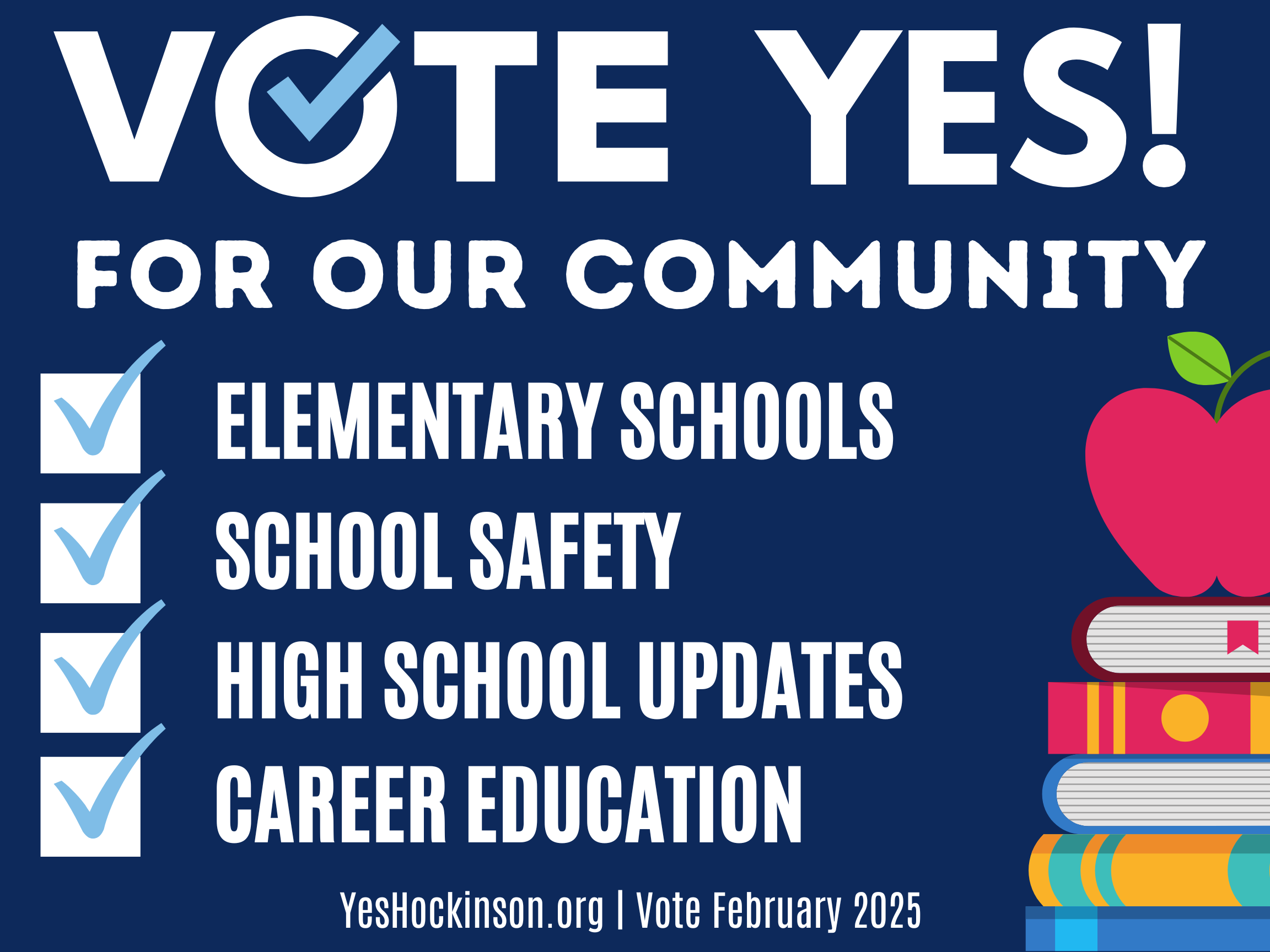 Vote Yes - Main Sign 1